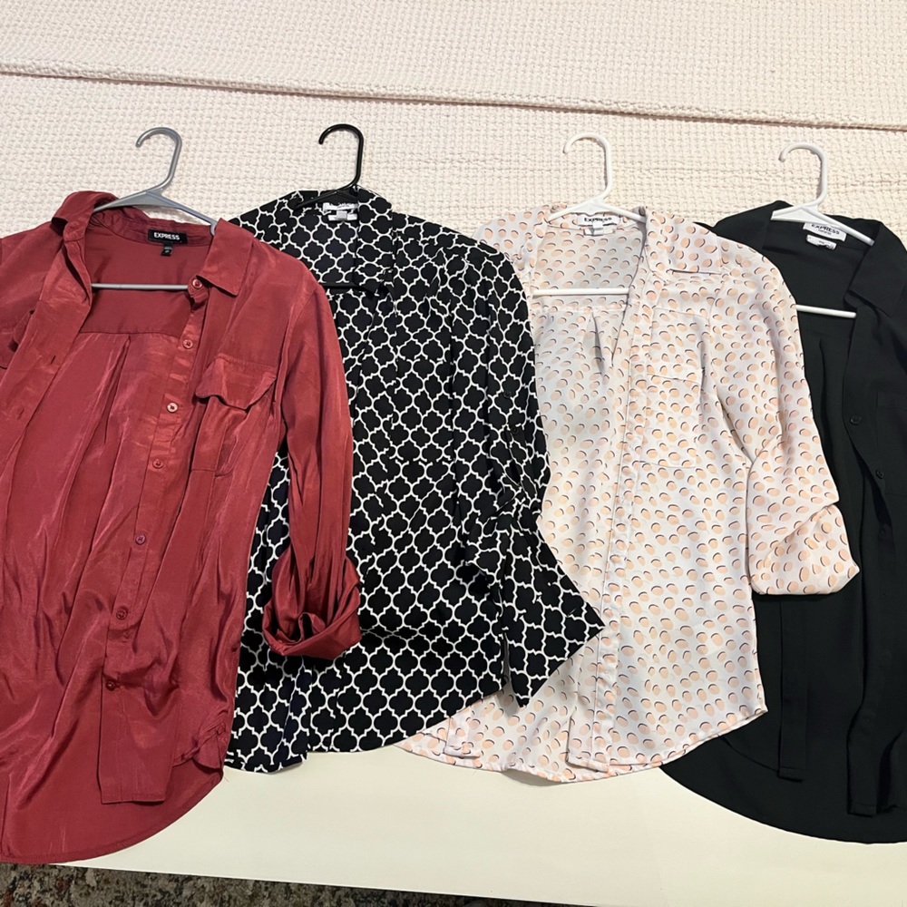Express button down tops